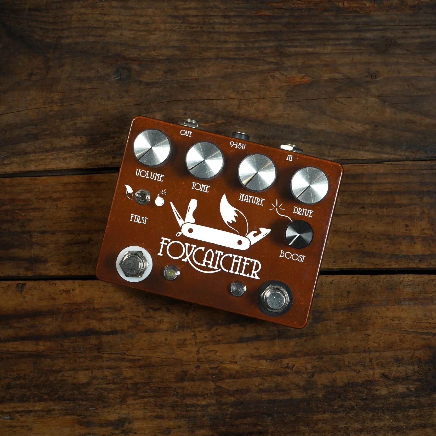 Foxcatcher Overdrive & Boost — CopperSound Pedals